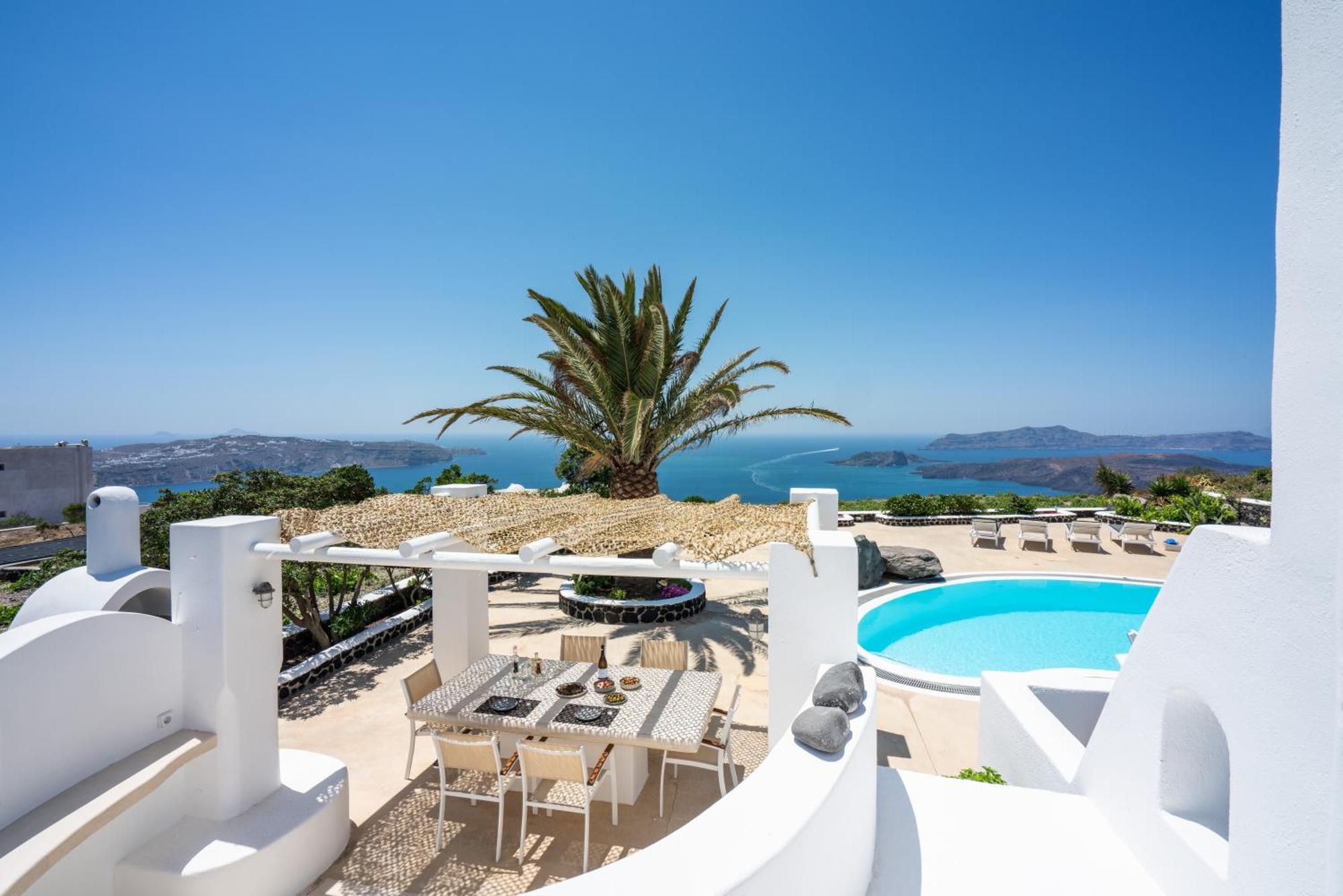 Villa Oinos - Sunset Views Ormos Athinios Экстерьер фото