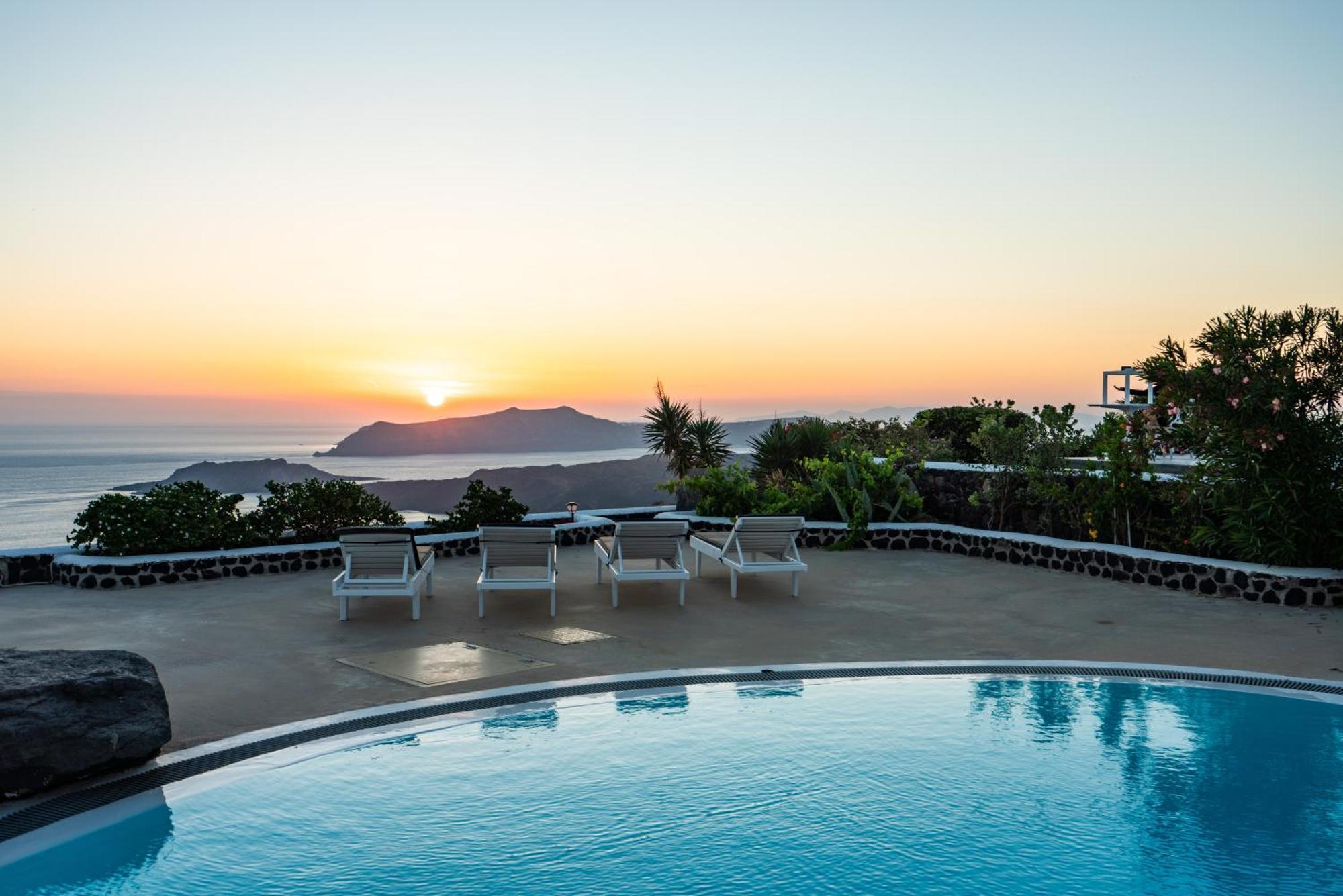Villa Oinos - Sunset Views Ormos Athinios Экстерьер фото